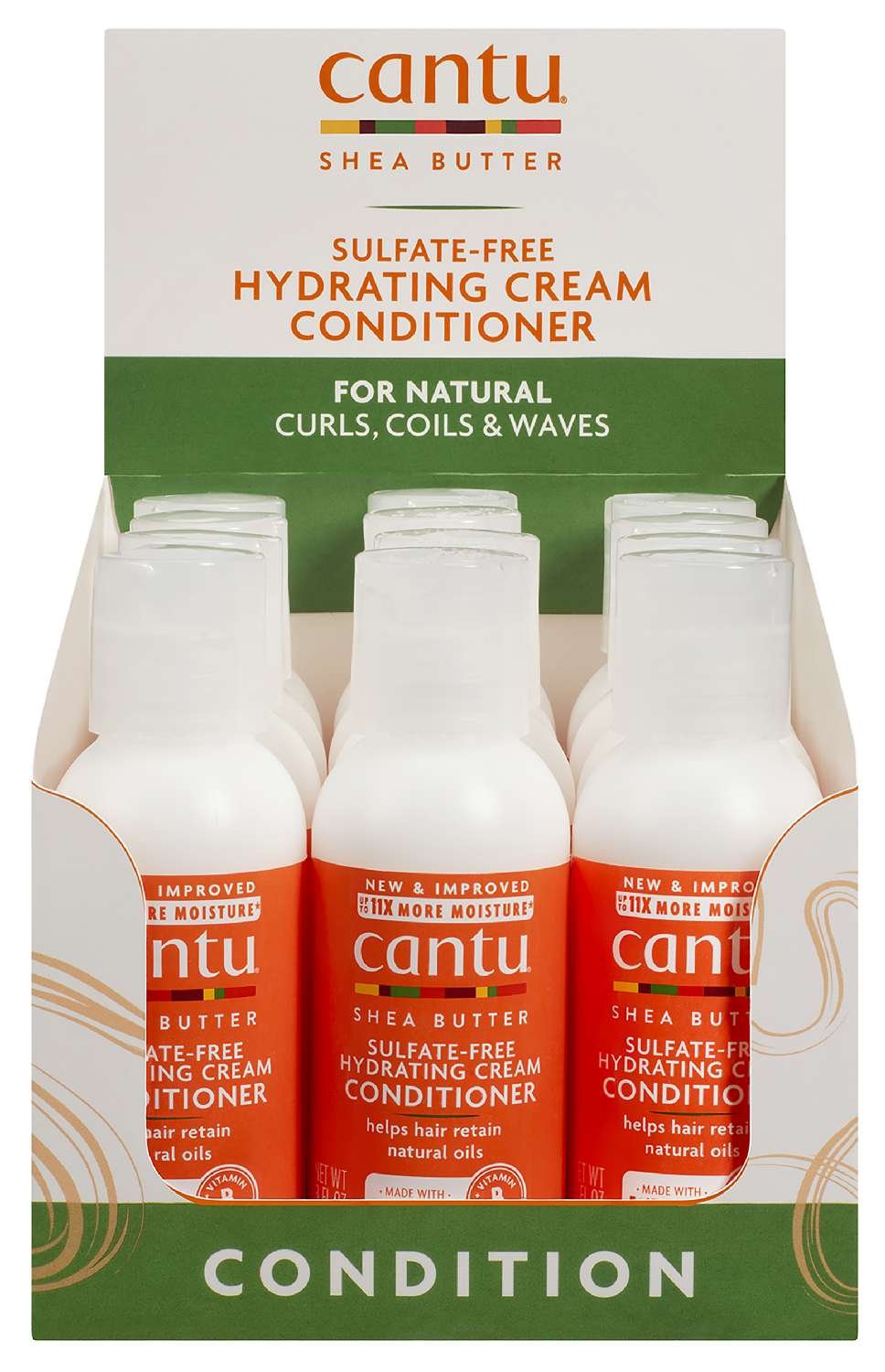 CANTU SHEA BUTTER FOR NATURAL HAIR SULFATE-FREE HYDRATING CREAM CONDITIONER - 3 oz CANTU SHEA BUTTER FOR NATURAL HAIR SULFATE-FREE HYDRATING CREAM CONDITIONER - 3 oz