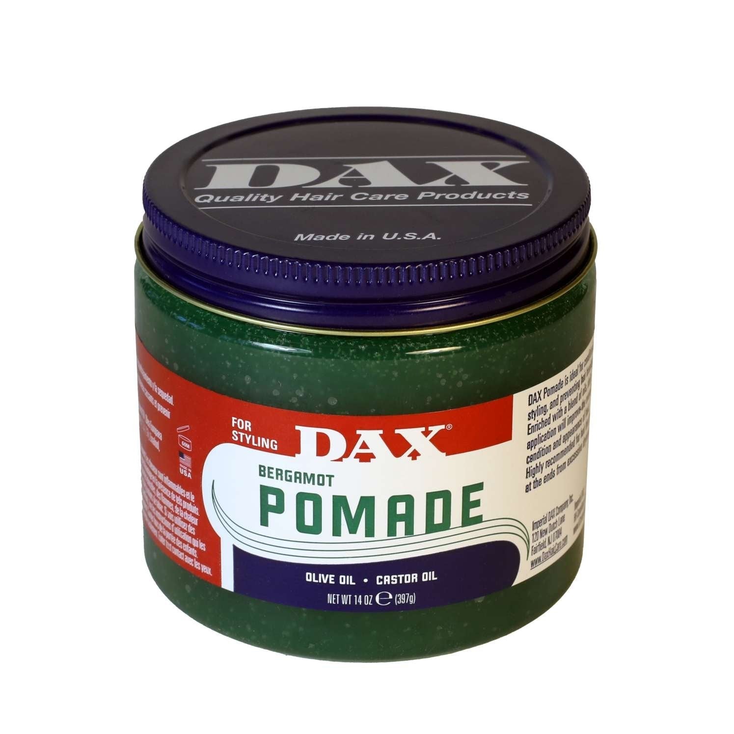 Dax Pomade Vegetable Oil Dax Pomade Vegetable Oil
