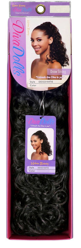 SYNTHETIC DRAW STRING DIVA DOLLS DD323 KATIE COLOR F1B/BURGUNDY