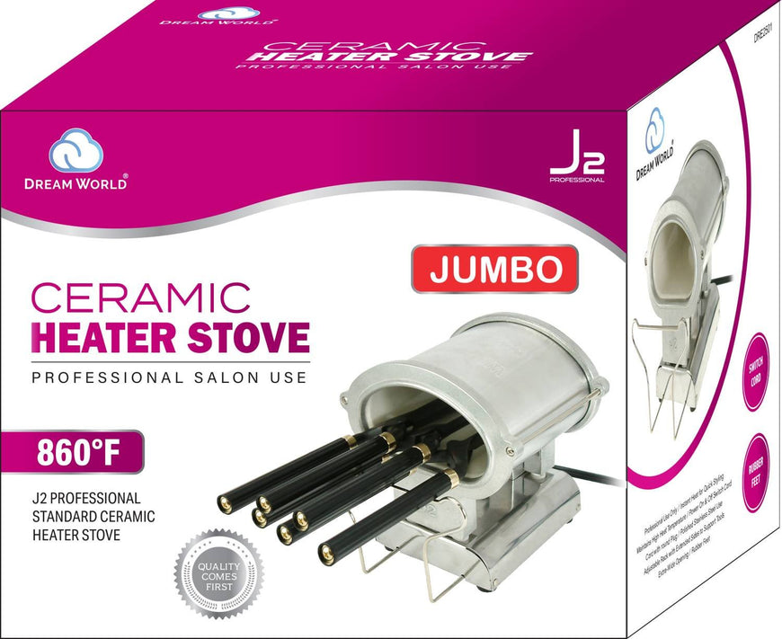 J2 HAIR TOOLS CERAMIC CURLING IRON WITH TEMPERATURE CONTROL 3/4